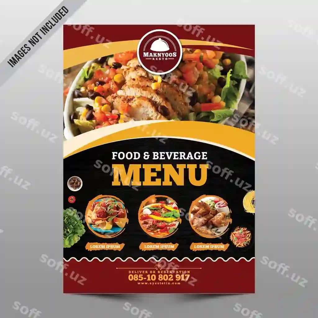 Ovqat menyu flyeri | Food menu flyer