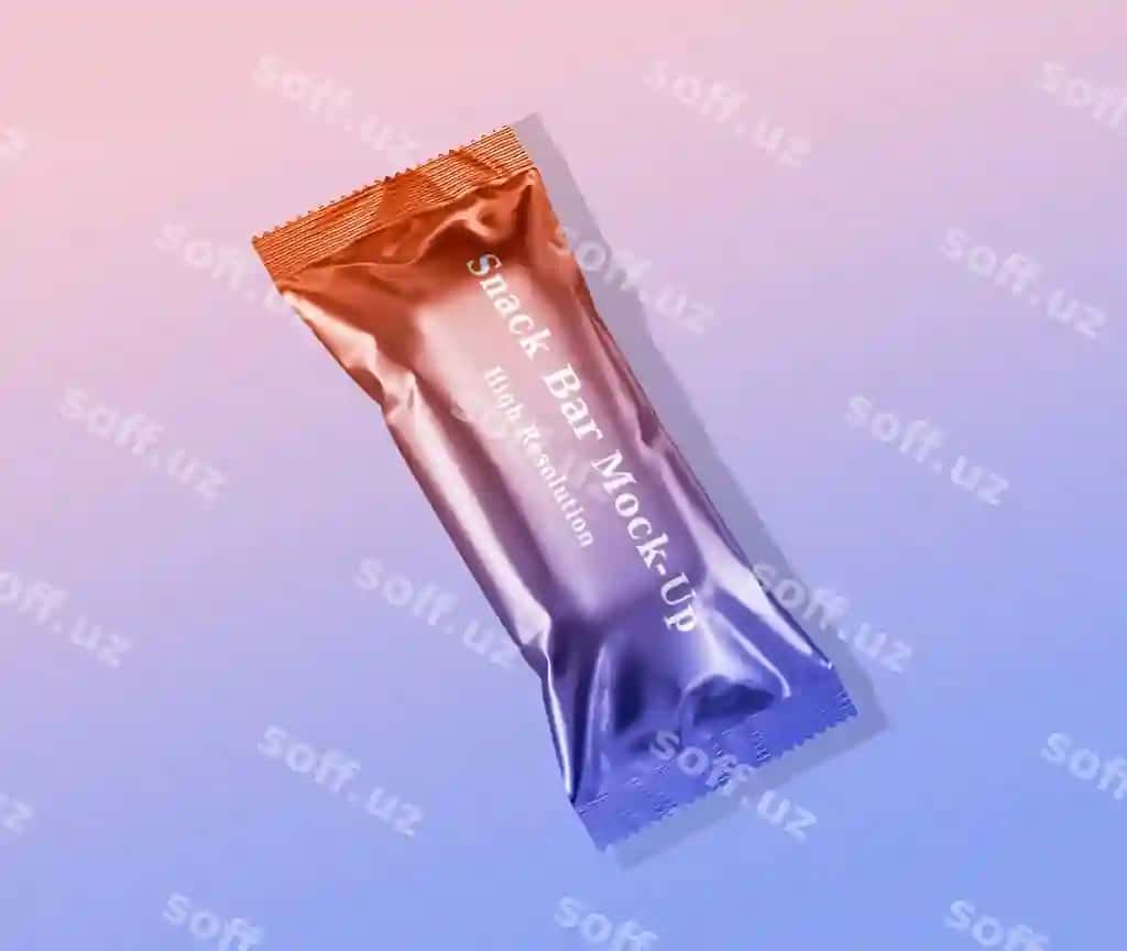 Snack paketi mockup | Snack package mockup
