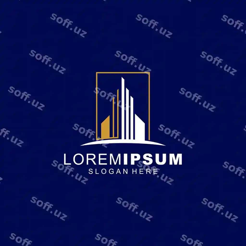 Mulk logotipi dizayni premium | Real estate logo design premium