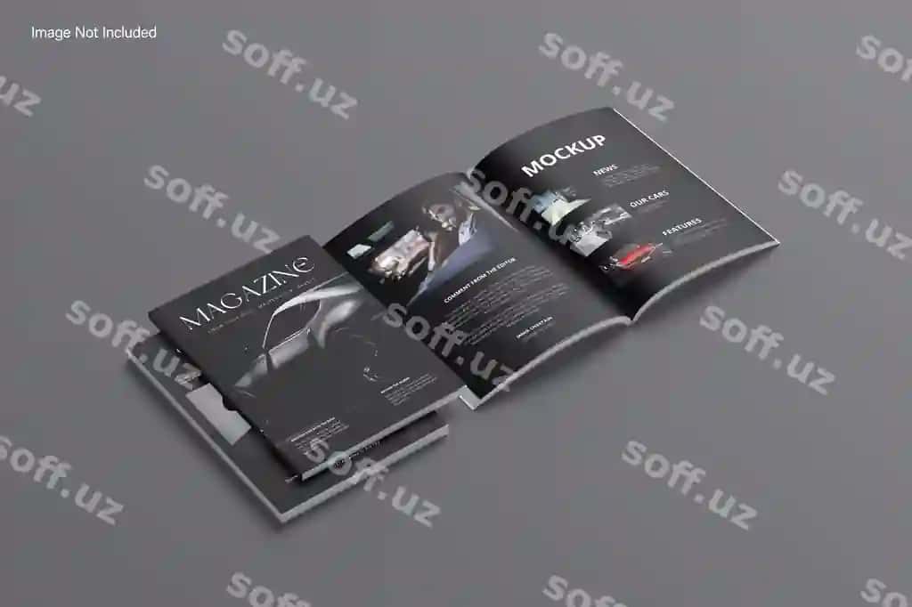 Jurnal A4 namunasi | Magazine a4 mockup