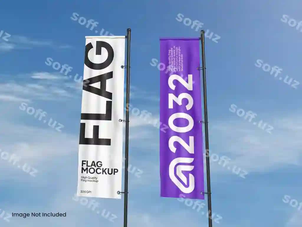 Bayroq namunasi | Flag mockup