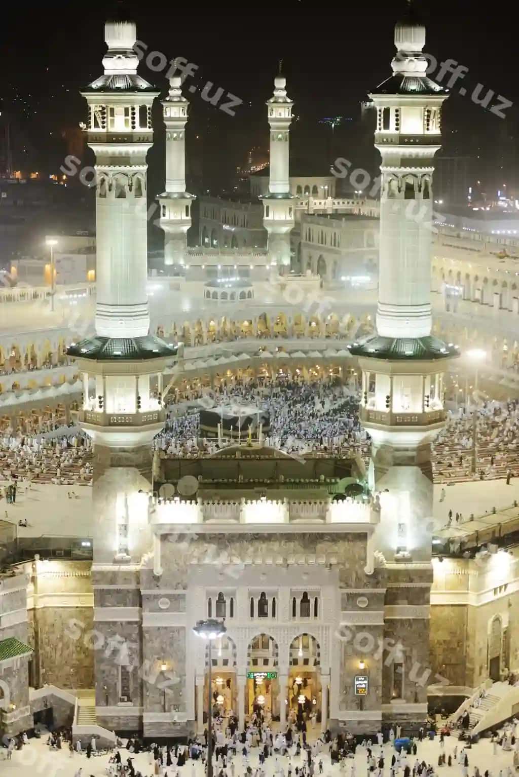 Makkah Kaaba minoretlari | Makkah kaaba minarets