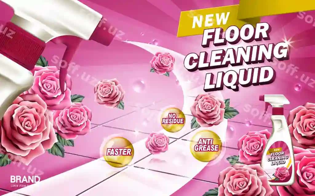 Pol detergenti reklamasi | Floor detergent ad