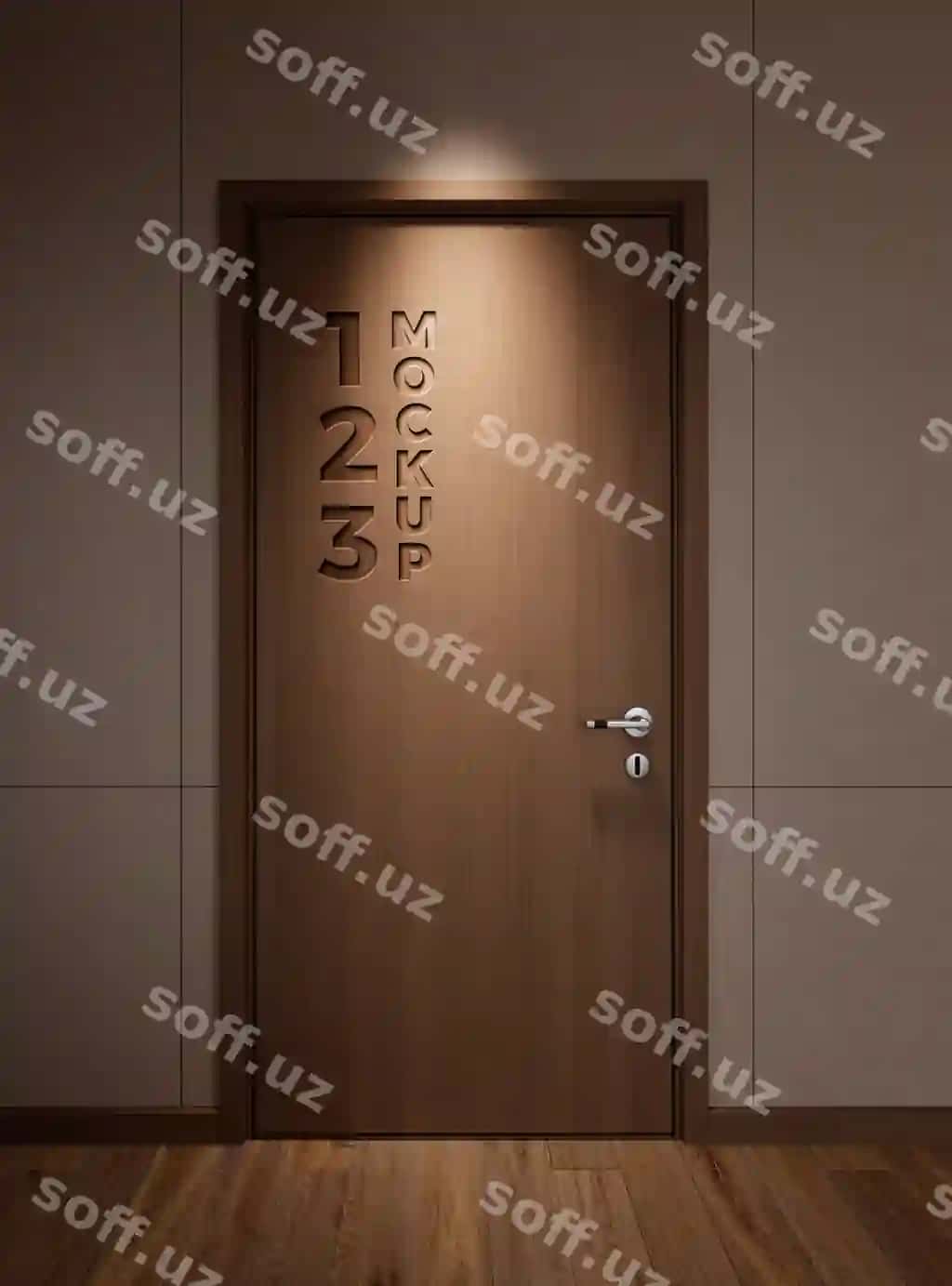 Ko'rinish eshik uy raqamlari bilan | View door with house numbers