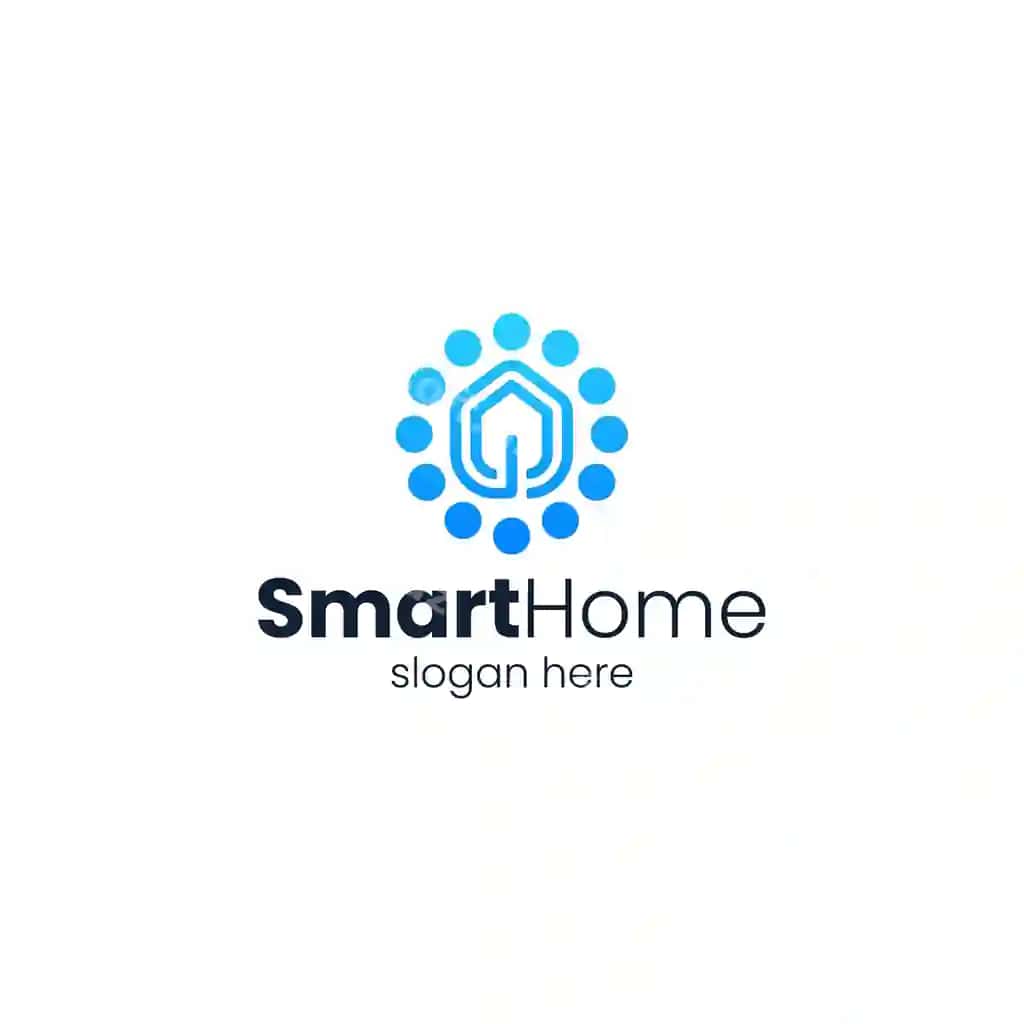 Aklli uy logo dizayn shabloni | Smart home logo design template