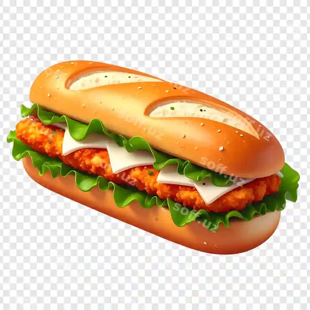 Menga yoqgan tovuq sandvichi salat bilan | Delicious chicken sandwich with lettuce