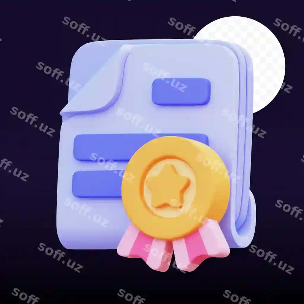 Huquqiy hujjat 3d grafik illustratsiya | Legal document 3d graphic illustration