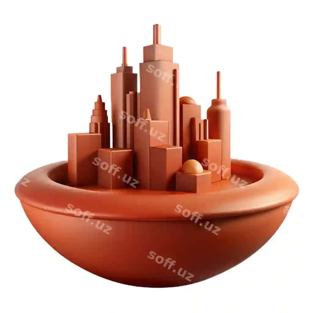Qizil chaqsoq shahar o'rtasida | Red bowl with city middle