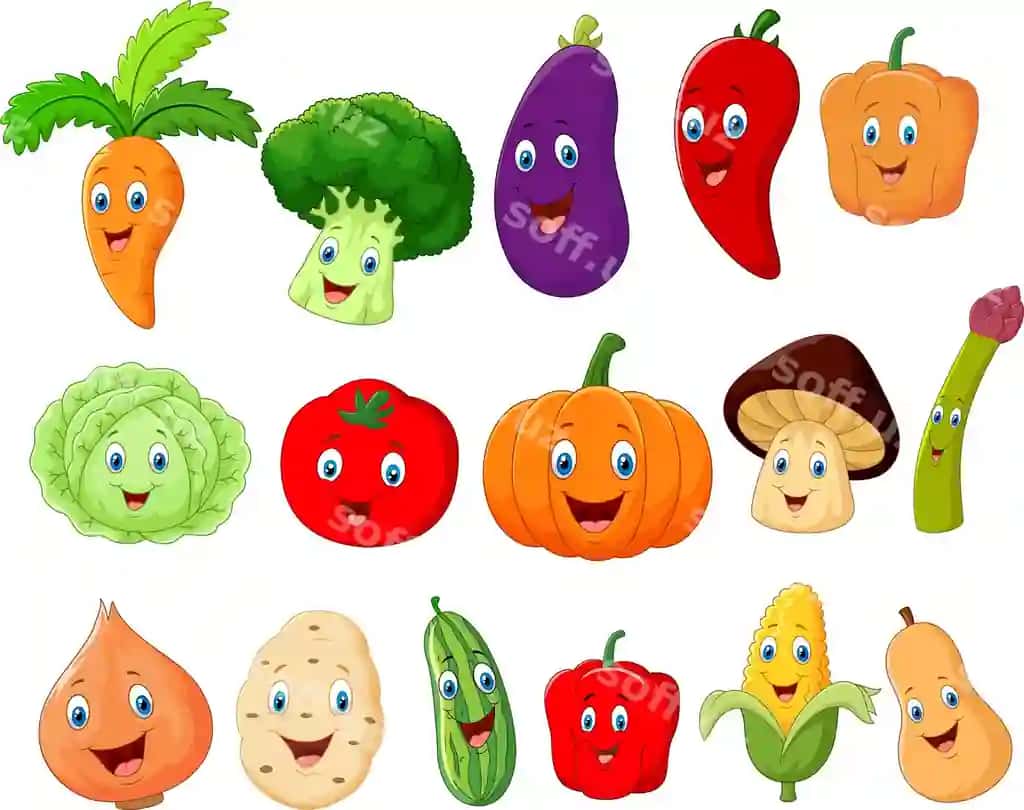 Chiroyli sabzavot multfilm qahramoni | Cute vegetable cartoon character