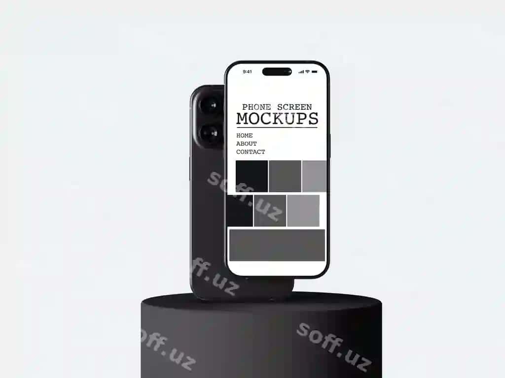 Telefon namunalari qora telefon namunalari iphone namunalari | Phone mockups black phone mockups iphone mockups