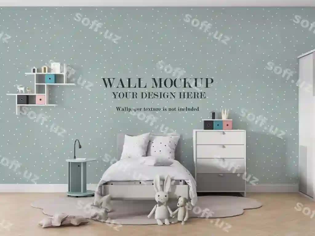 Devor namunasi dizayni bolalar xonasi dizayni | Wall mockup design kids room design
