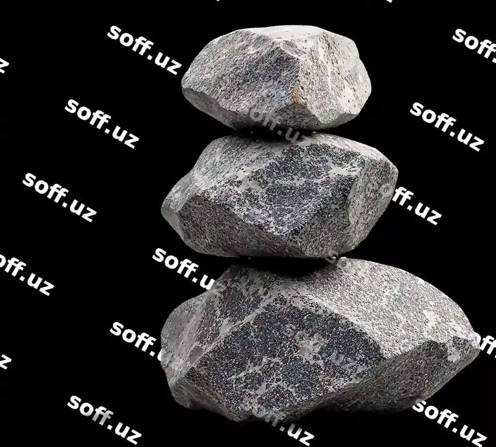Toshlar yig'imi uzra | Stone pile isolated