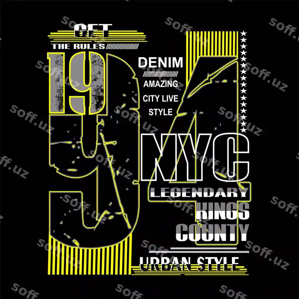 New York slovan tipografiya grafik dizayn illyustratsiya vektor san'at | New york slogan typography graphic design illustration vector art