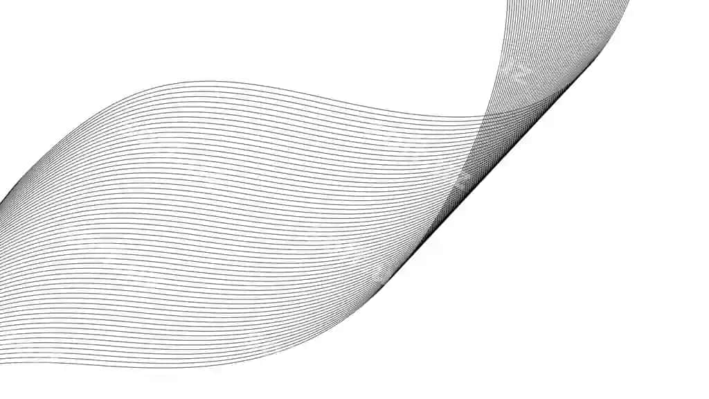 Abstrakt qora chiziqlar dalgalar dizayn shablon png6 | Abstract black lines waves design template png6