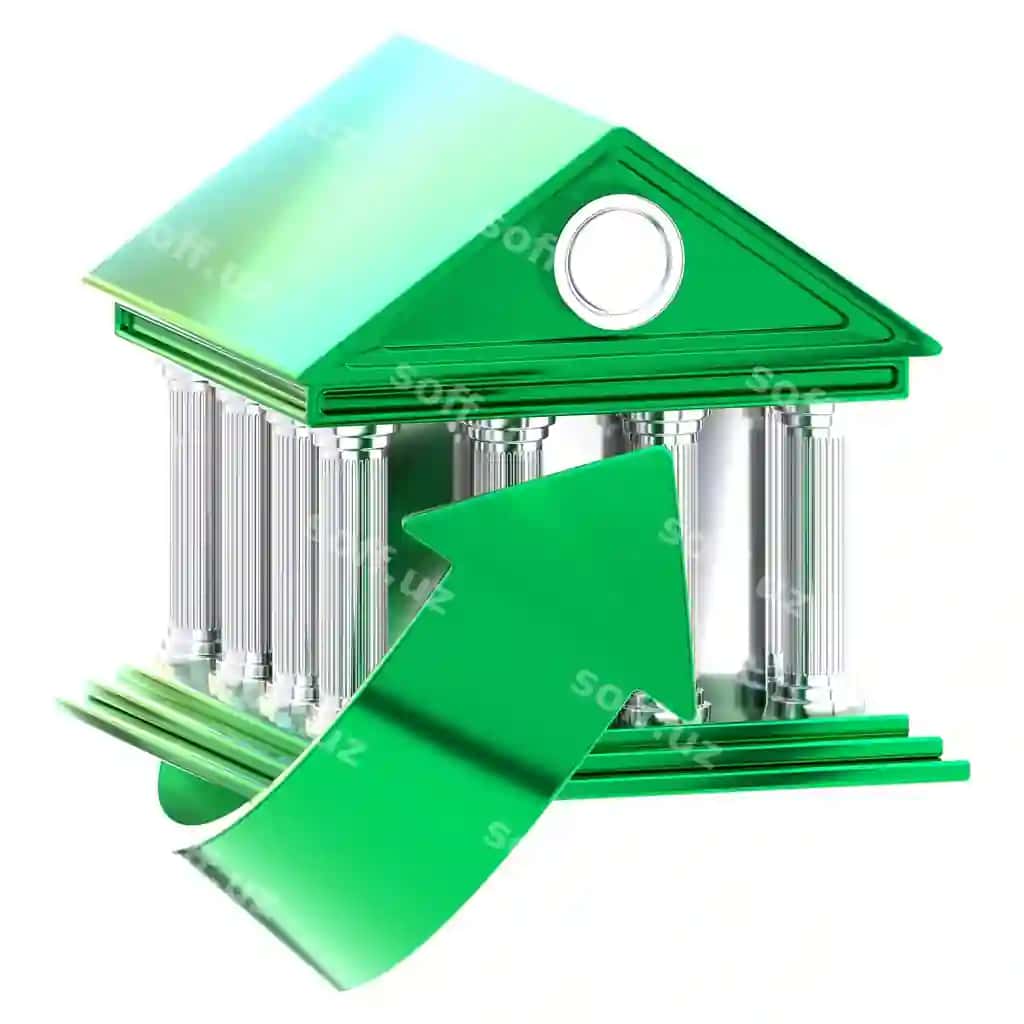 3d ikonka bank o'tkazmasi 3d illustratsiya 3d element 3d render grafik elementlar dizayn elementi | 3d icon bank transfer 3d illustration 3d element 3d rendering graphic elements design element