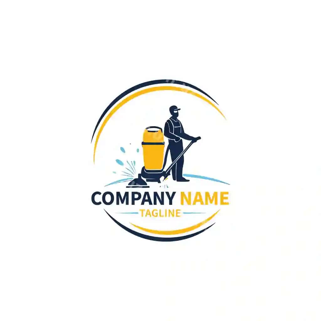Pol tozilash logotipi vektor illustratsiyasi | Floor cleaning logo vector illustration