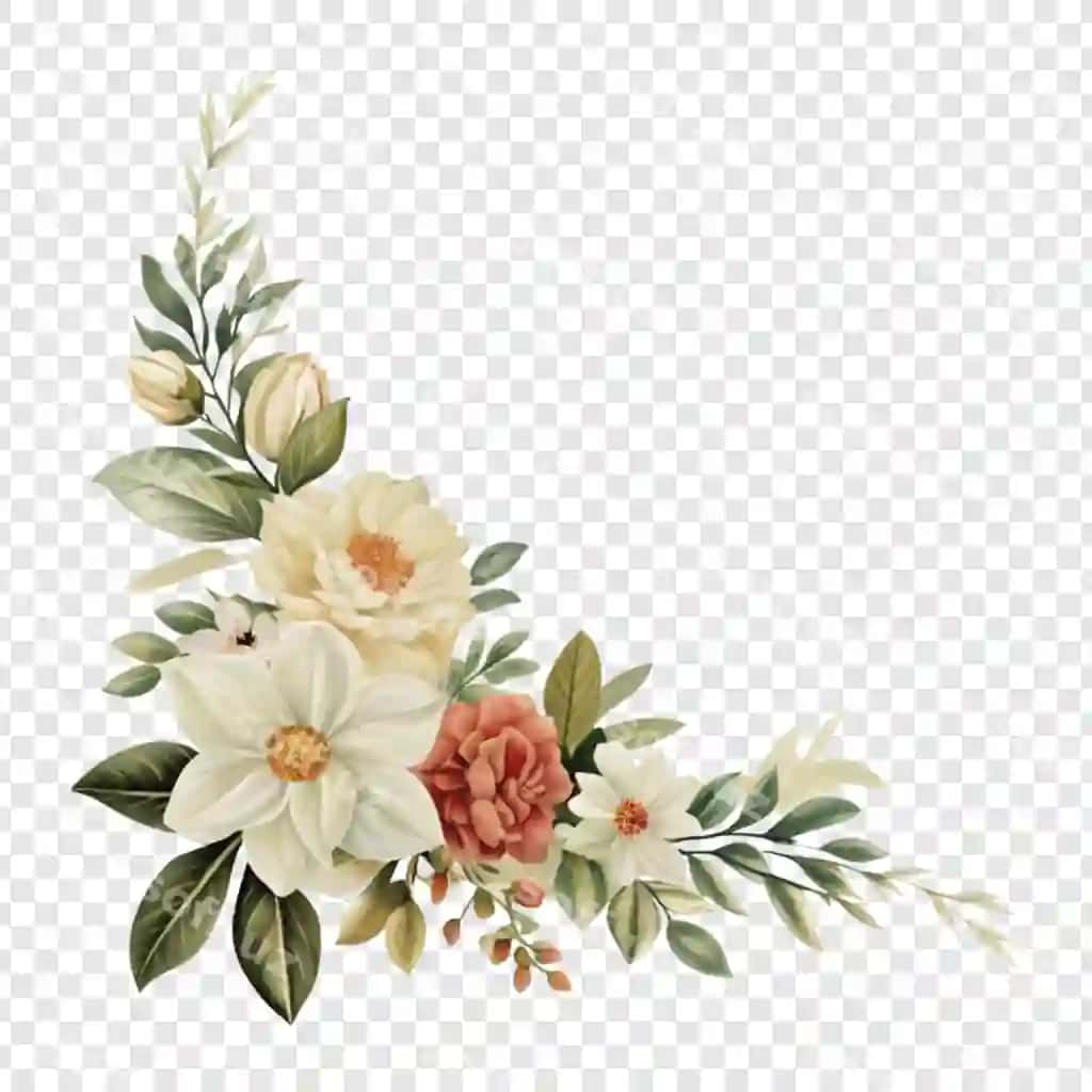 Chiroyli gul sizning dizaynlaringizni chegaraydi. | Elegant flower borders your designs