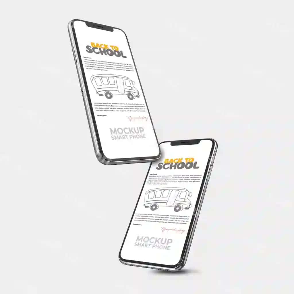 Orqa maktab modeli ikki smartfon | Back school model two smartphones