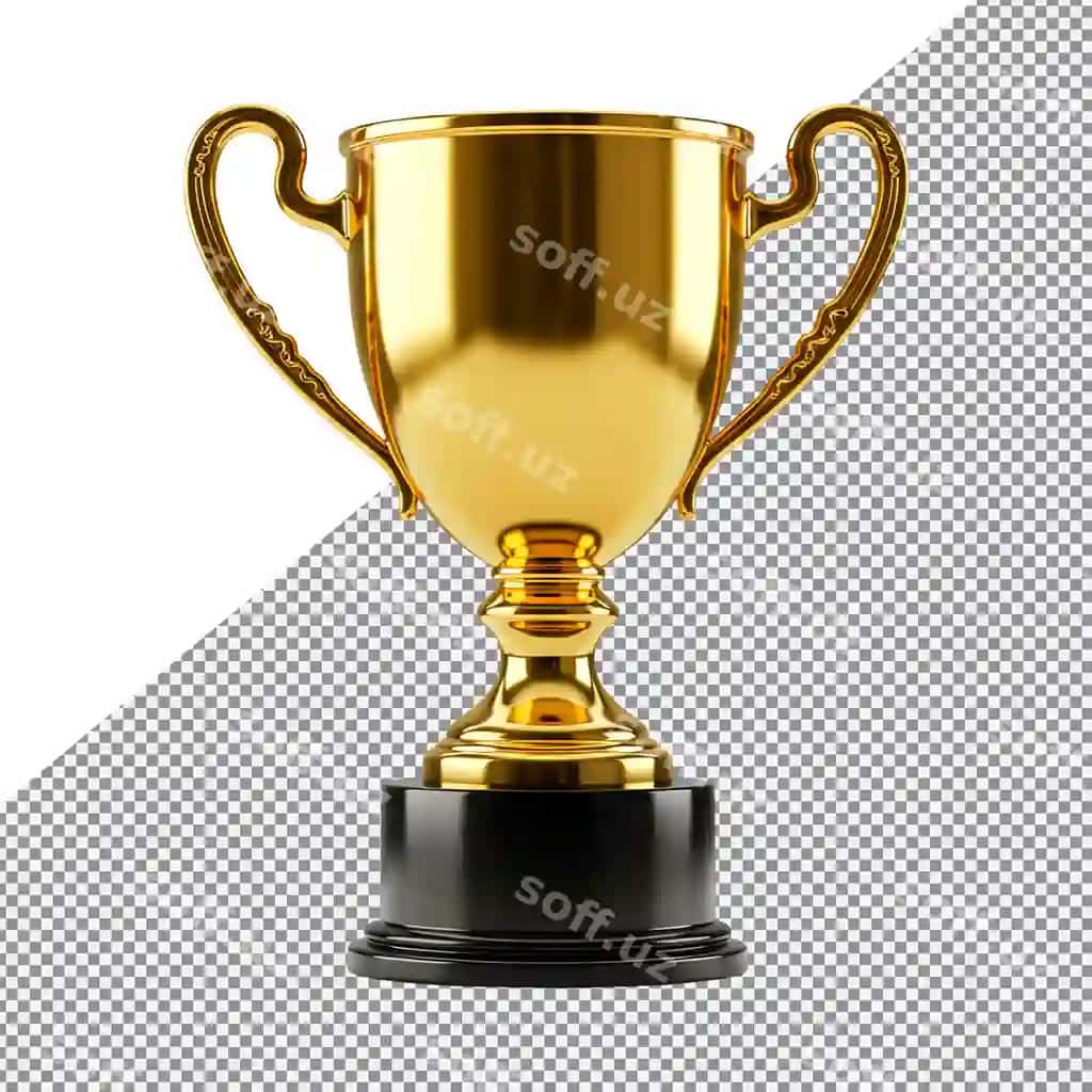 Oltin trofey kupa mukofot g'olib g'alaba mukofoti ikonka png | Gold trophy cup award winner victory prize icon png