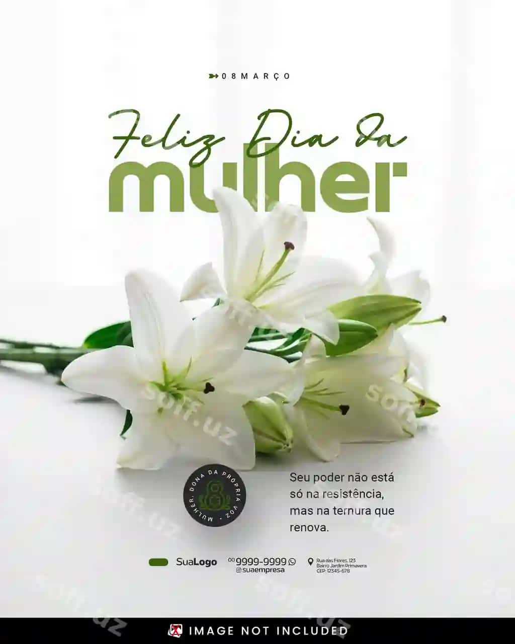 Baxromli Xalqaro Ayollar kuni nafis oq lilyalar bilan | Happy international womens day with elegant white lilies