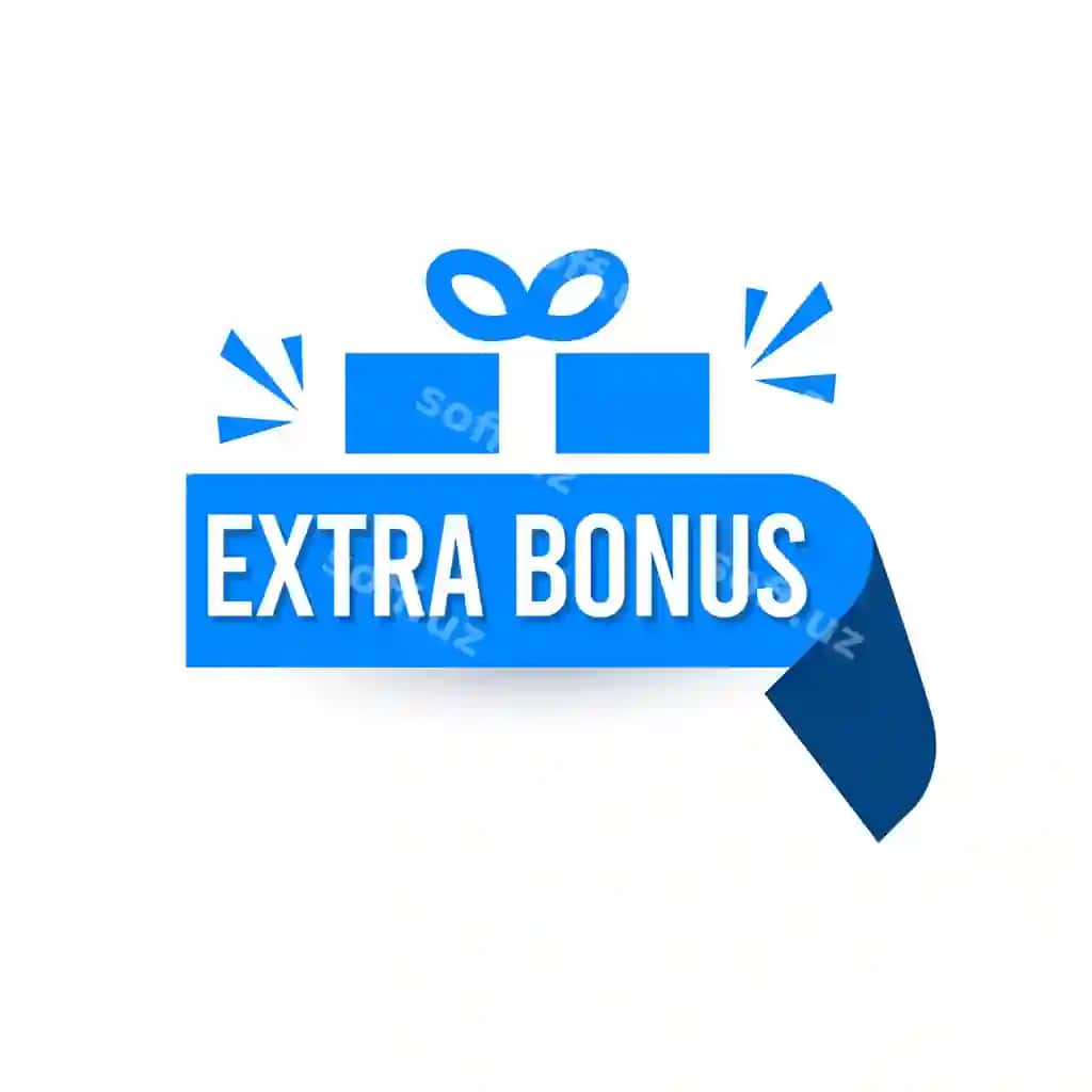 Qo'shimcha bonus banner dizayn shabloni | Extra bonus banner design template