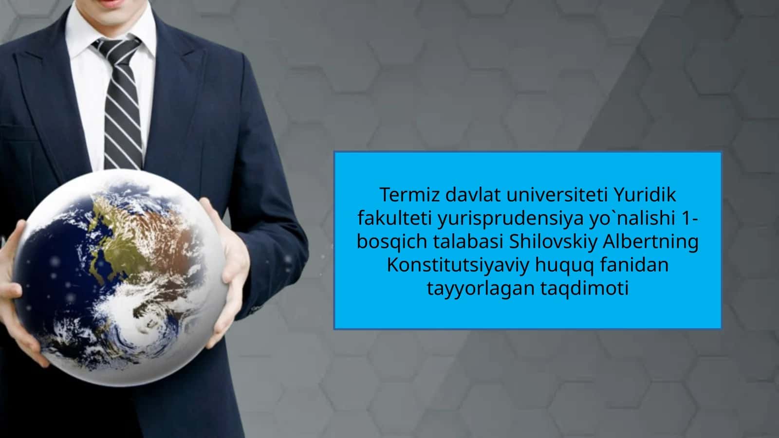 Konstitutsiyaviy huquq fanidan ta'lim