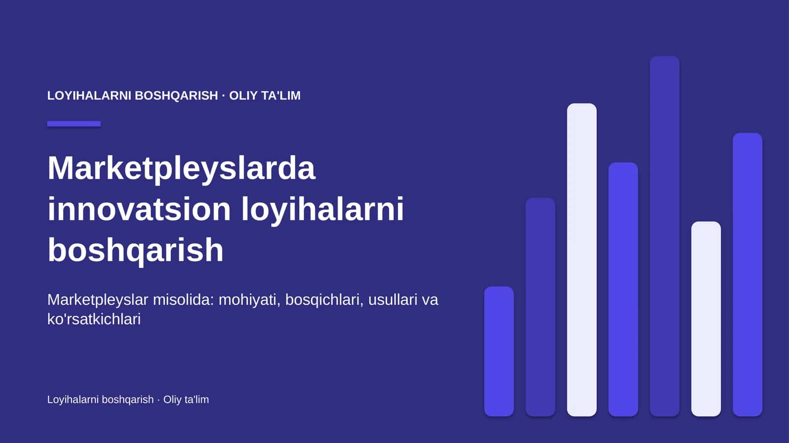 marketpleyslarda innovatsion loyihalarni boshqarish 3312