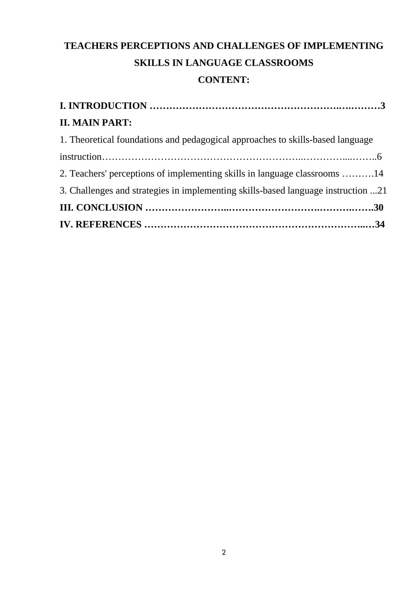 TEACHERS PERCEPTIONS AND CHALLENGES OF IMPLEMENTING SKILLS IN LANGUAGE CLASSROOMS