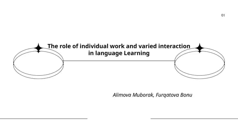 The role of individual work and varied interaction in language Learning