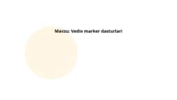 Vedio marker dasturlari