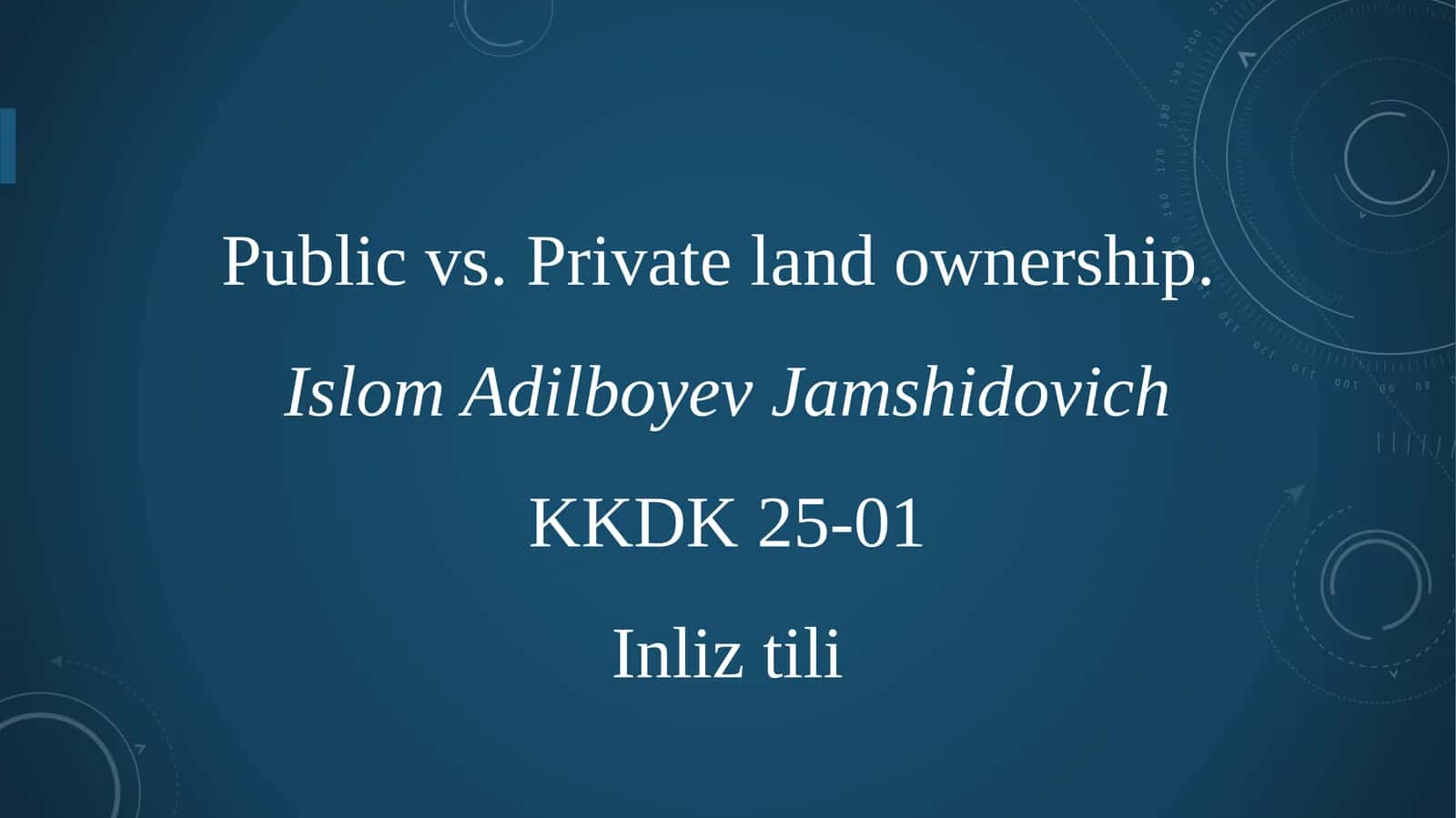 PUBLIC VS. PRIVATE LAND OWNERSHIP.