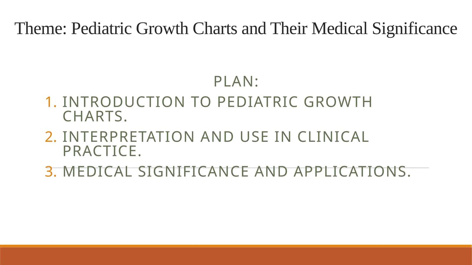 Pediatric Growth Charts and Their Medical Significance