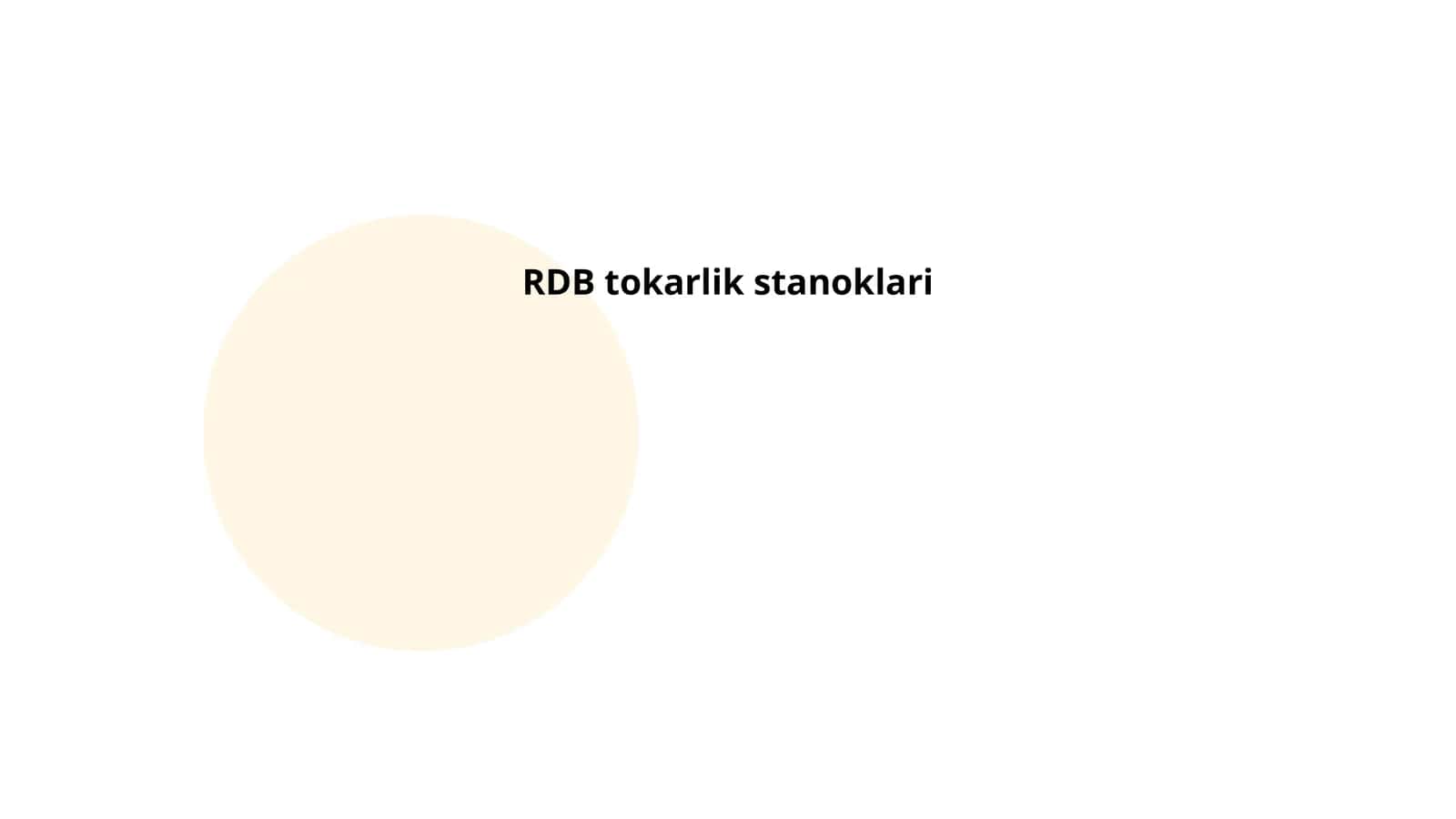 RDB tokarlik stanoklari
