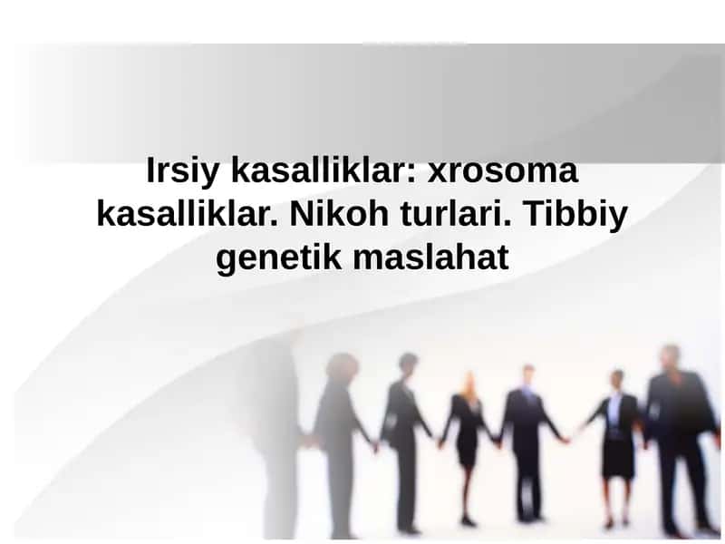 Irsiy kasalliklar
