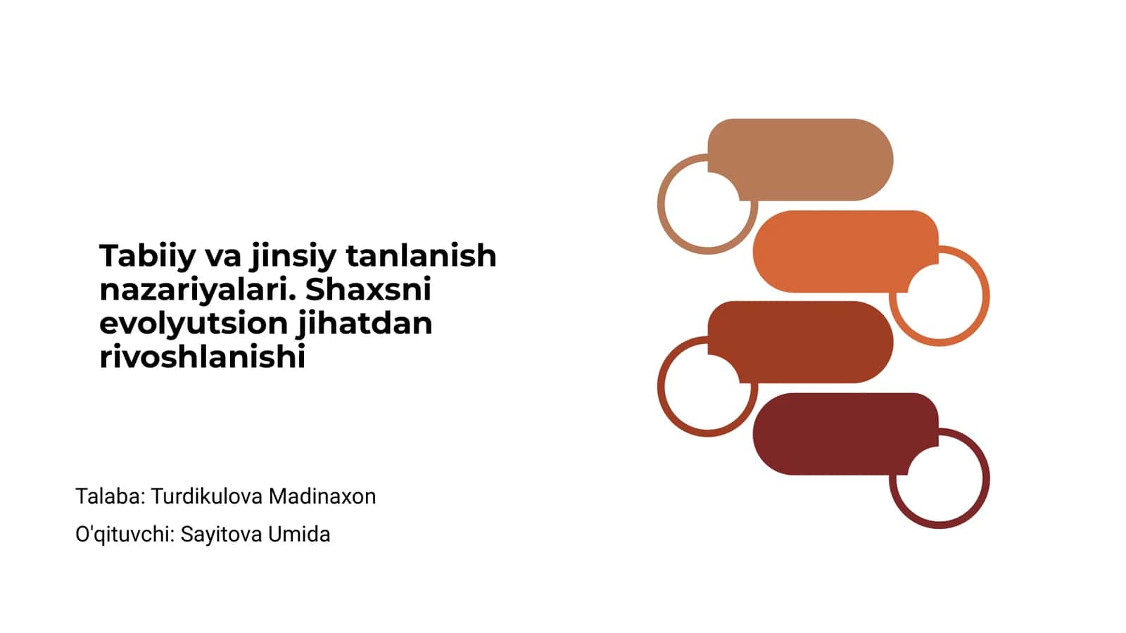 Tabiiy va jinsiy tanlanish nazariyalari