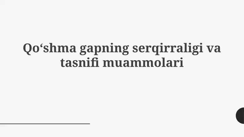 Murakkab gaplarning tuzilishi va ma'nosi