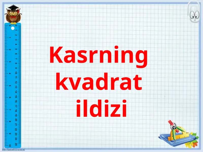 Kasrning kvadrat ildizi