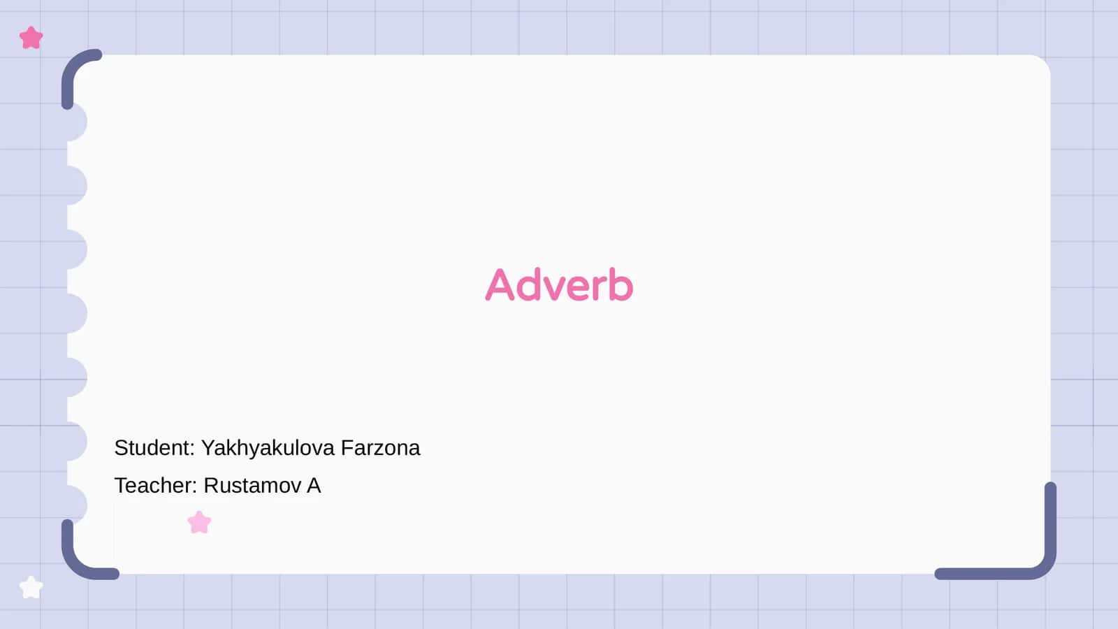 Adverb