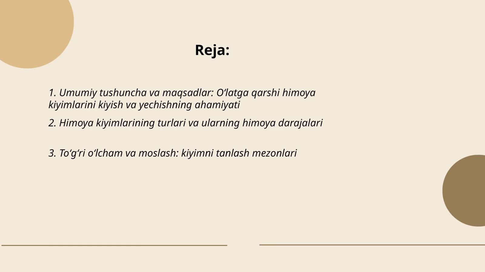 Oʻlatga qarshi himoya kiyimlarini kiyish va yechish tartibi va qoidalari