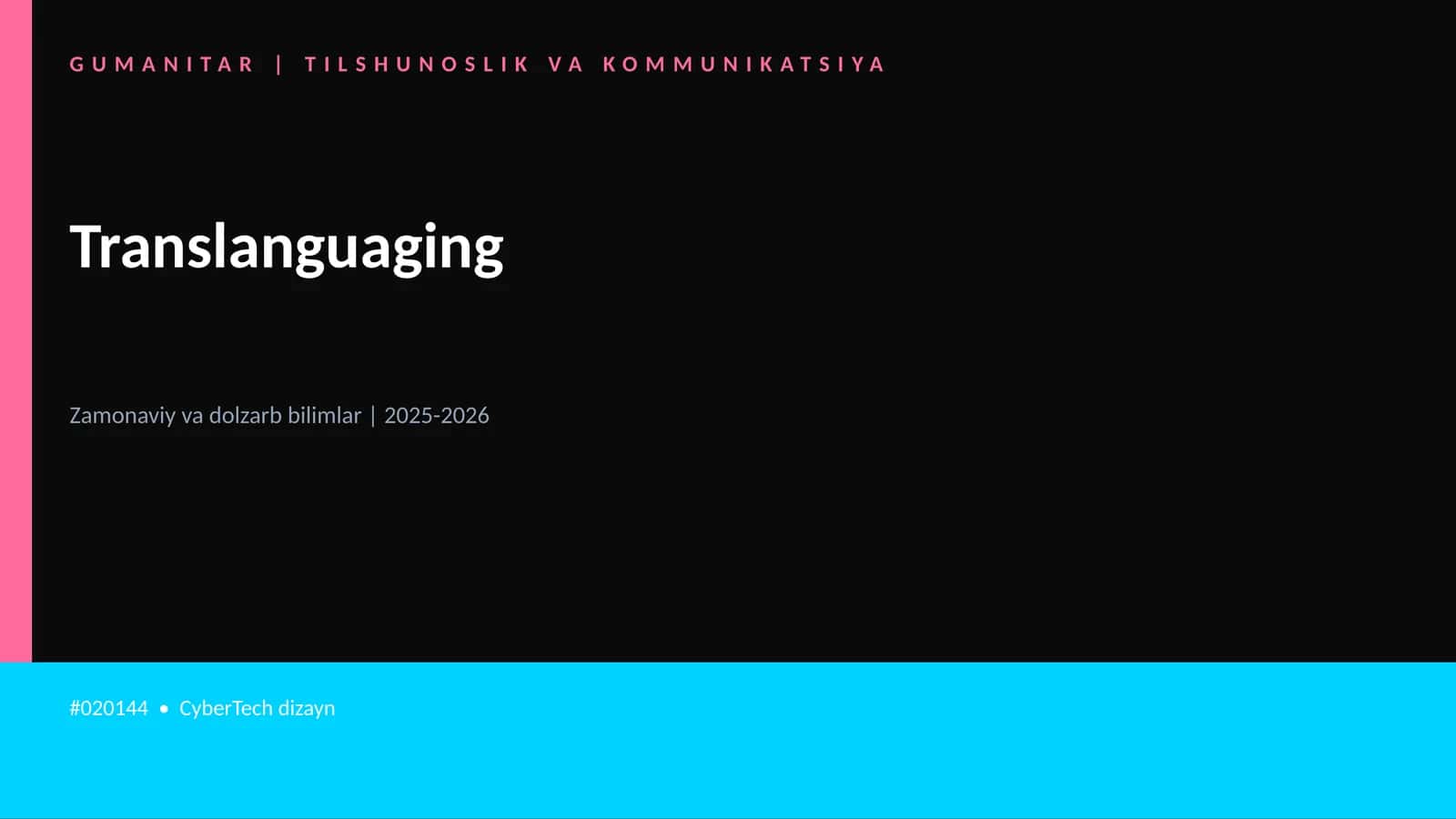 Translanguaging