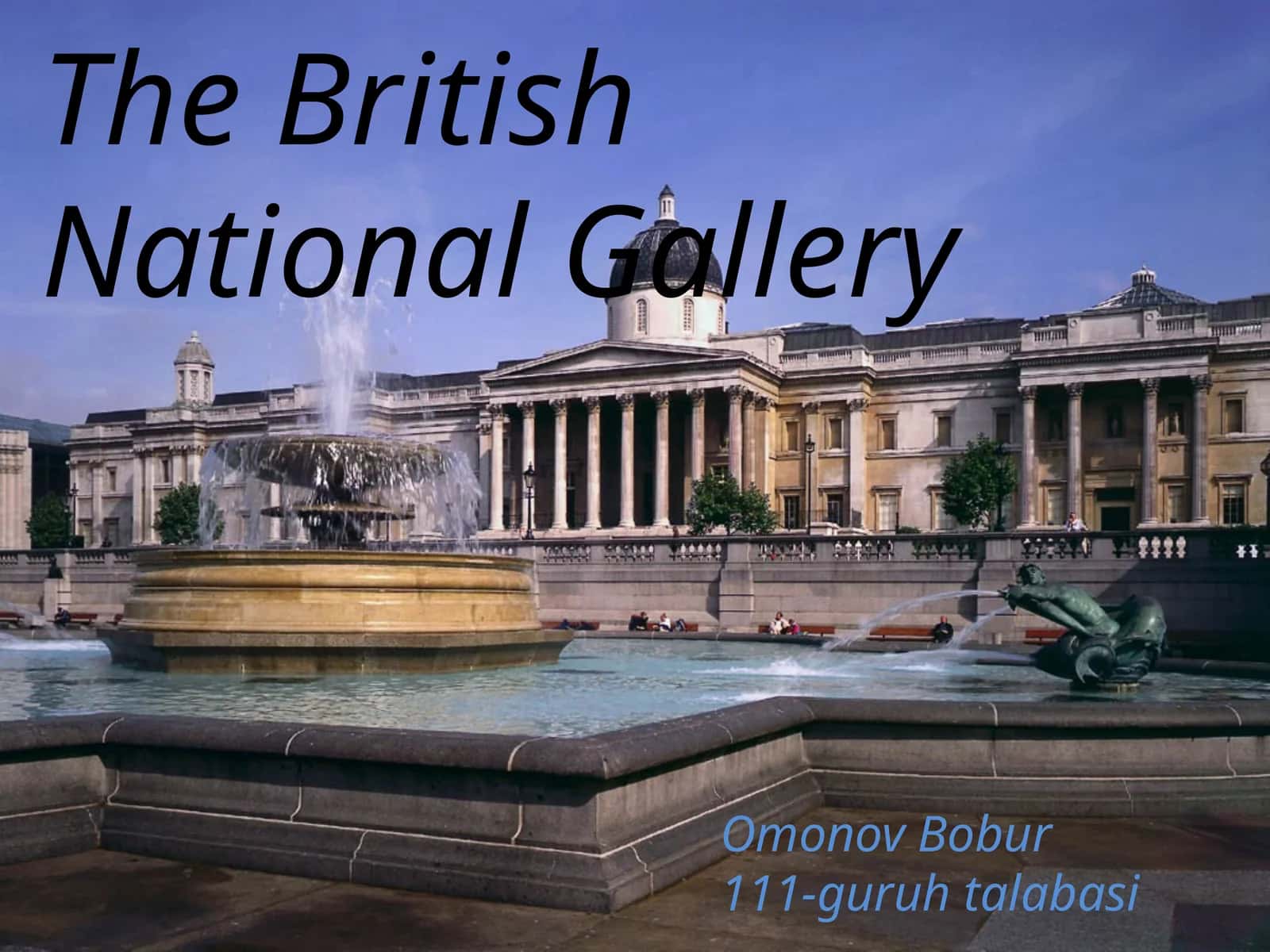 British National Gallery