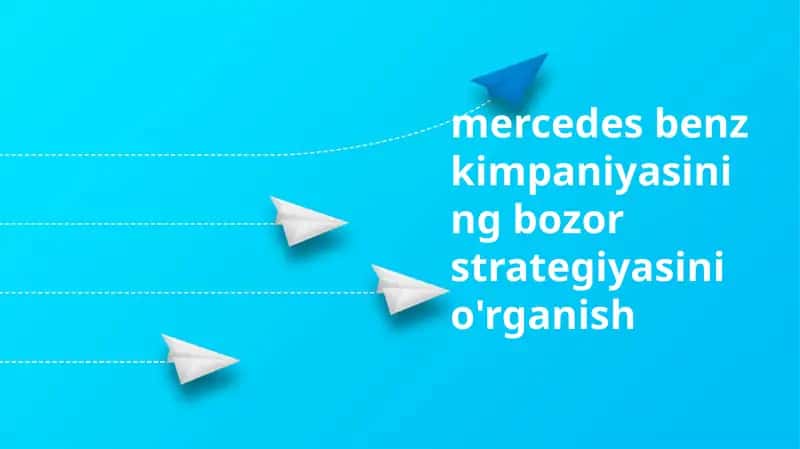 Bozor strategiyasi o'rganish
