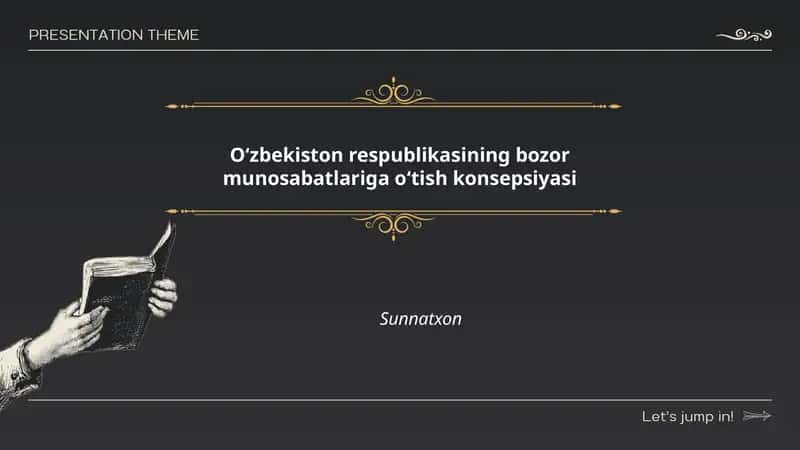 Bozor iqtisodiyotiga oʻtishning asosiy bosqichlari