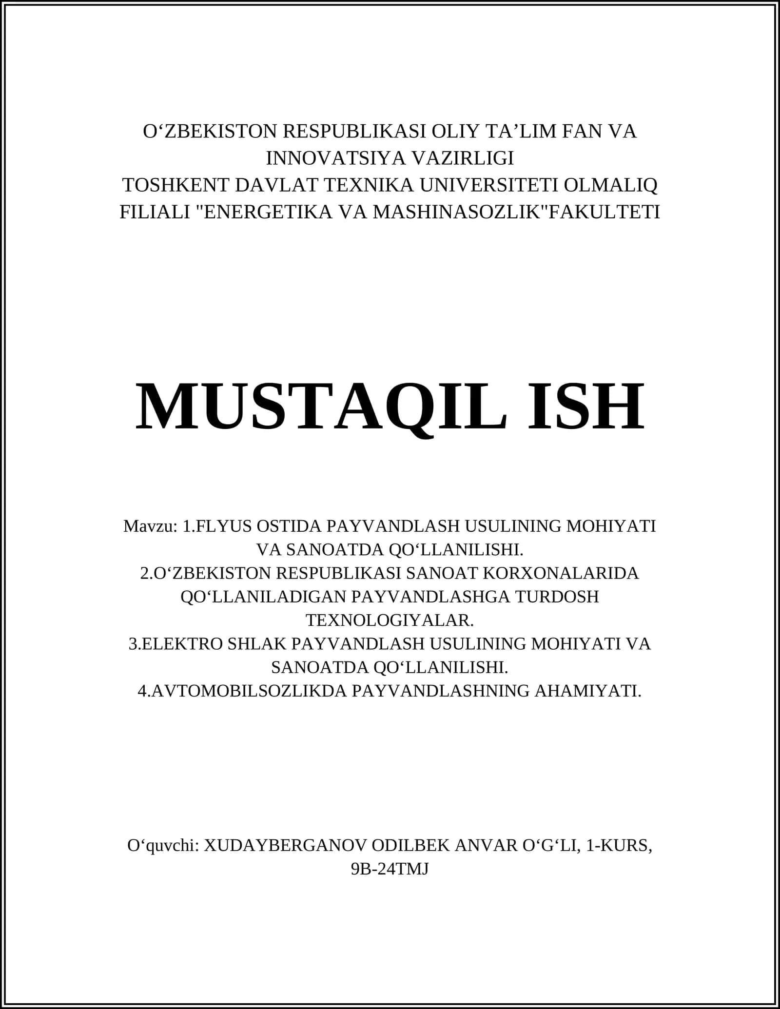 FLYUS OSTIDA PAYVANDLASH USULINING TARIXI VA RIVOJLANISHI