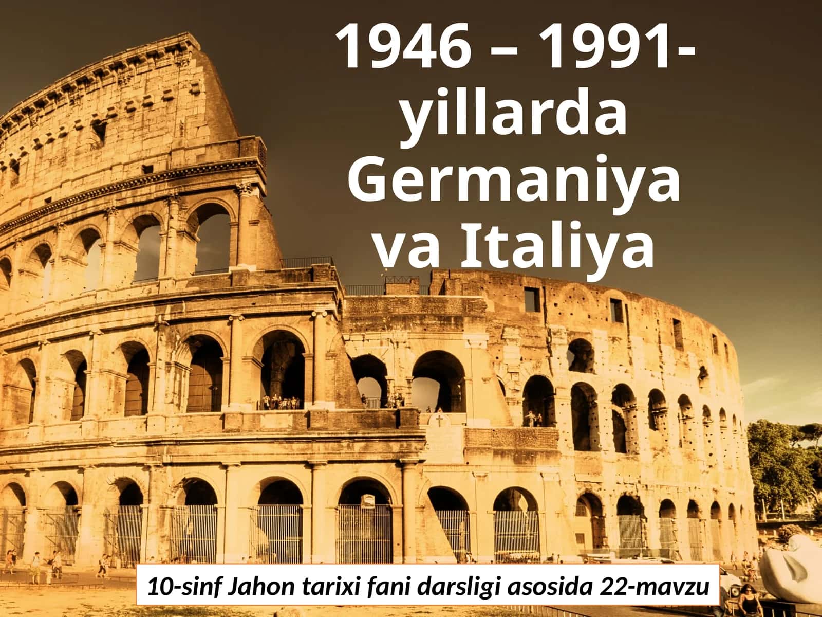 10-sinf Jahon tarixi