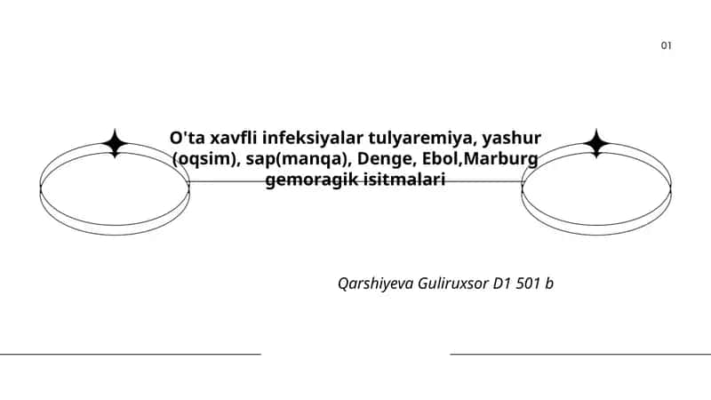 Tulyaremiya infeksiyalar haqida tadqiqotlar