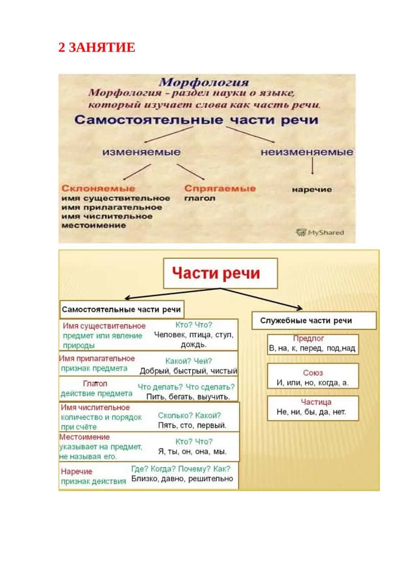 Нарицательные имена существительные