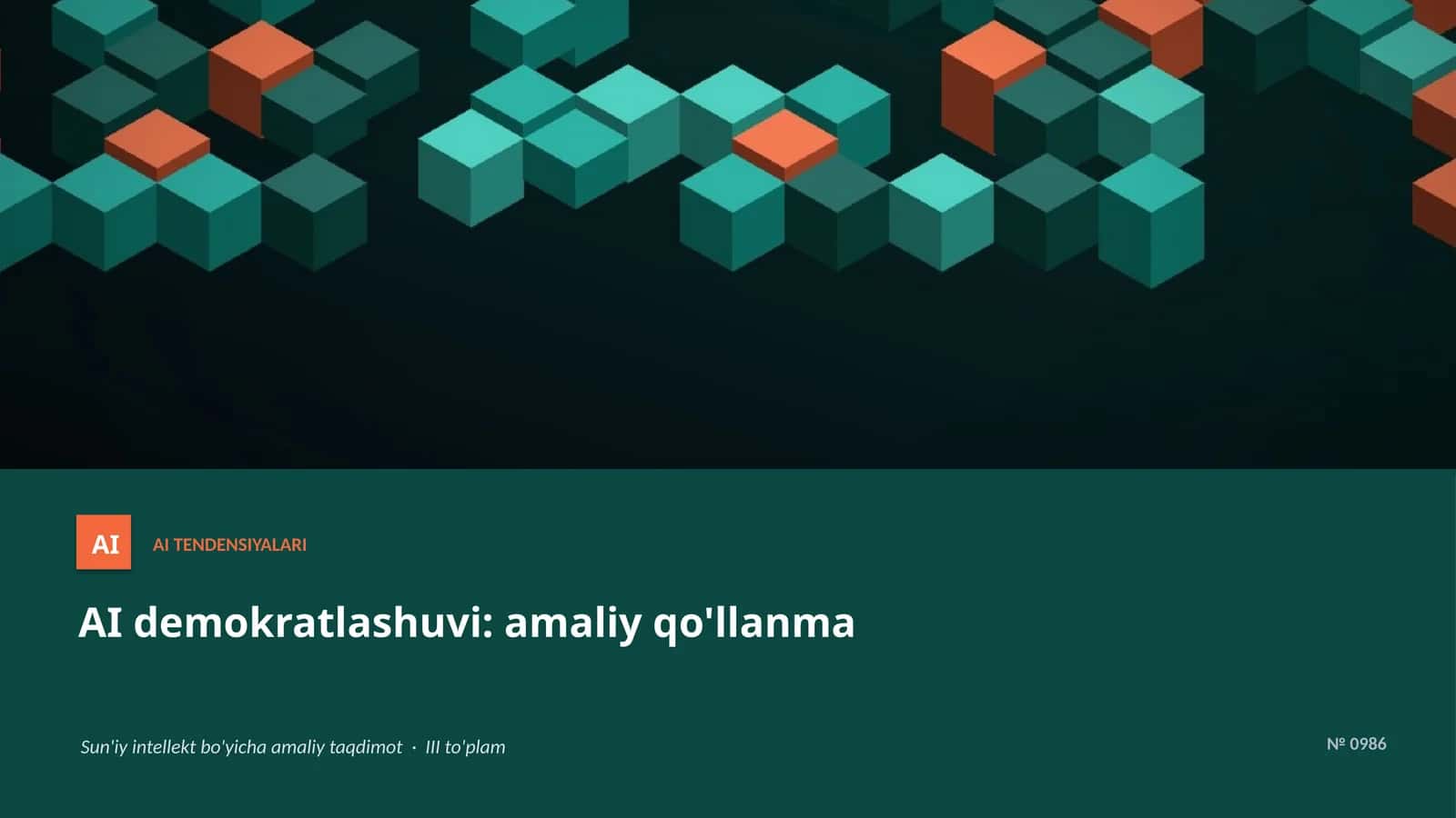 AI TENDENSIYALARI