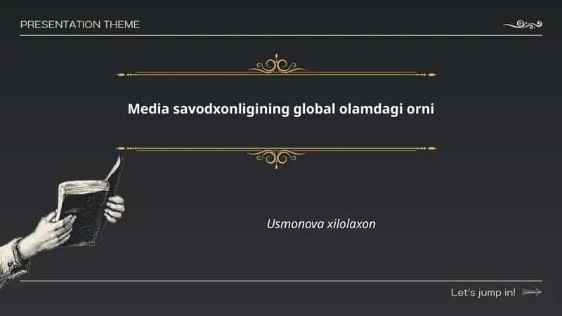 Media savodxonligining global olamdagi orni