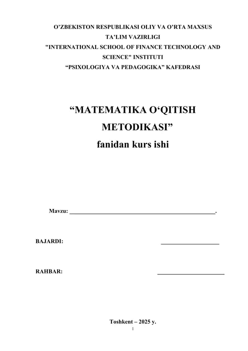 VAQTNI O’LCHASH VA UNING O’LCHOV BIRLIKLARI